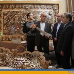 استاندار یزد از آثار هنری «عزیز الله اخوان کفاش» بازدید کرد