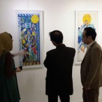 بازدید مدیر کل صدا و سیما مرکز یزد از نمایشگاه آثار سارا رضایی