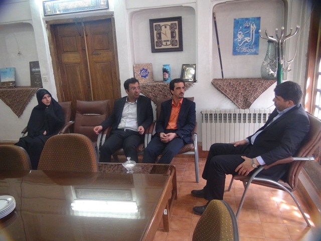 حضور معاون سیاسی، امنیتی و اجتماعی استاندار در مرکز اسناد و کتابخانه ملی استان یزد